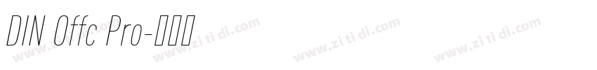 DIN Offc Pro字体转换